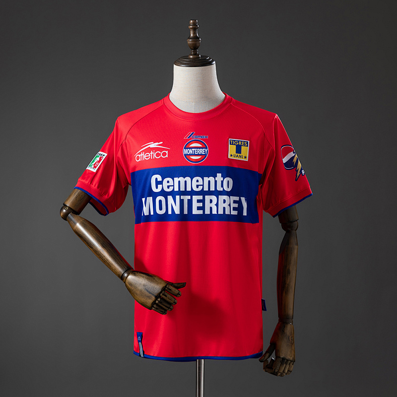 Camiseta Retro Tigres UANL 01-02 Visitante S-XXL